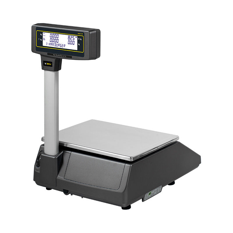 Báscula Etiquetadora Digital Rhino Baet-30 30kg Con Mástil 34 Cm X 26 Cm