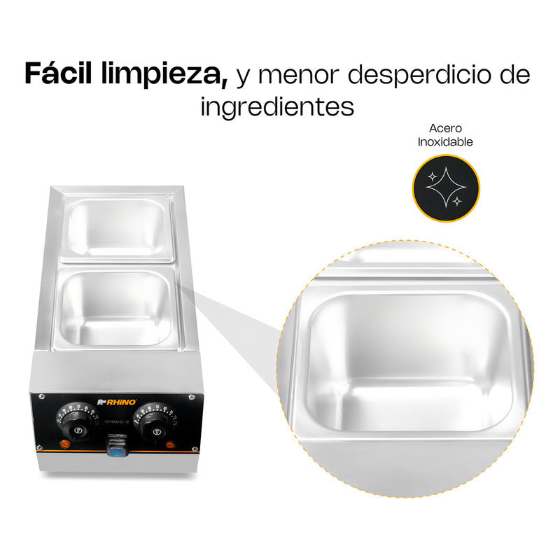 Maquina Templadora Fundidora De Chocolate Rhino Choco2
