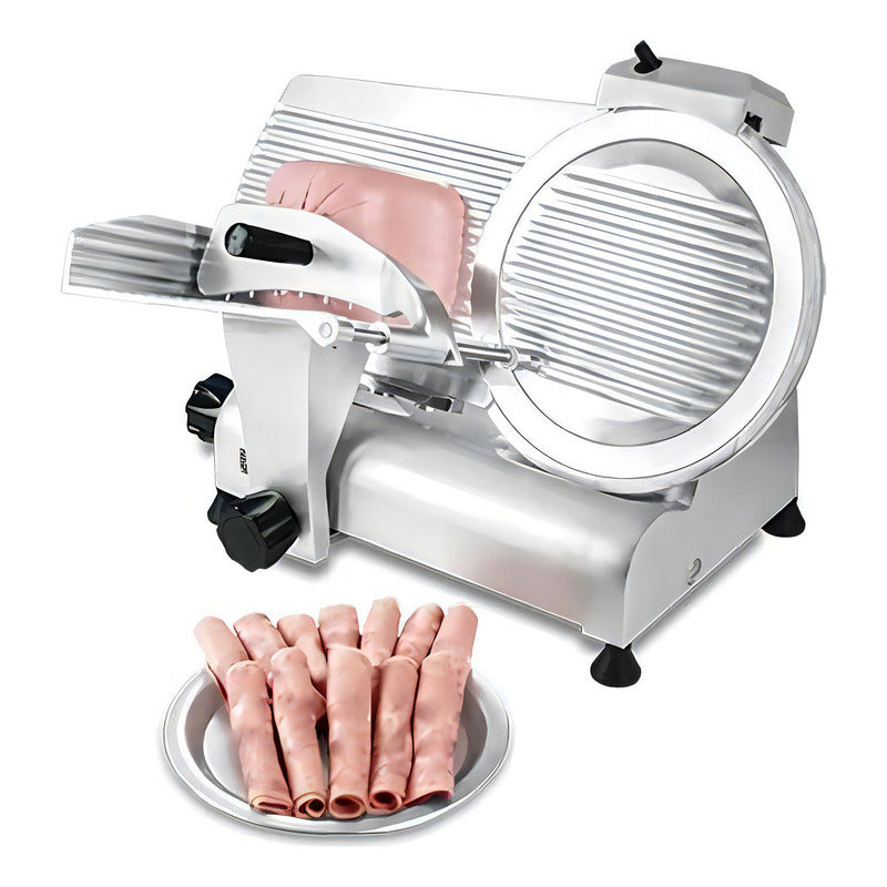 Rebanadora Jamon Marca Rhino Cuchilla De 275mm Color Gris