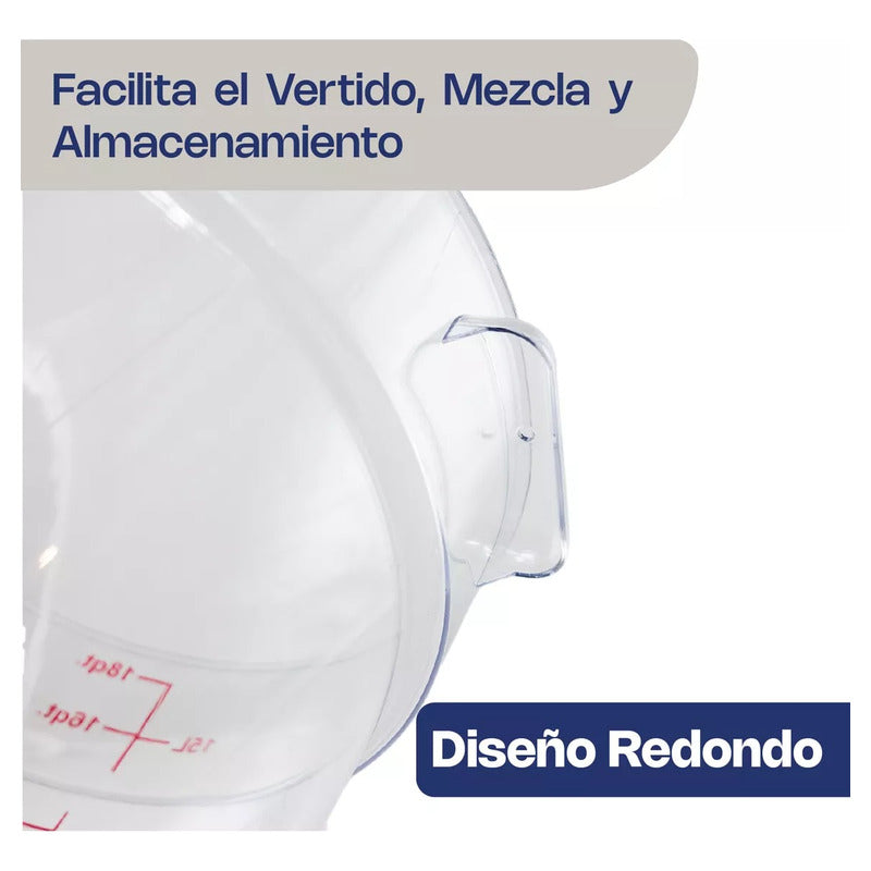 Recipiente Redondo Policarbonato 18 Qt Caledonia Repore-18