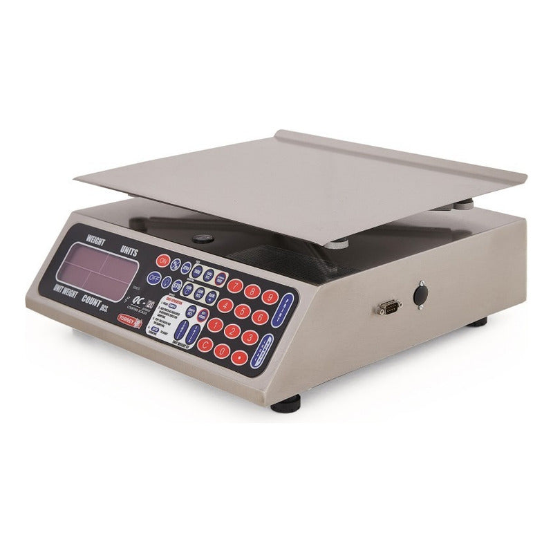 Báscula Contadora Torrey Acero Inoxidable Qc-20 Kg Lcd