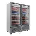 Refrigerador Comercial Imbera Vr-35 2 Puertas 1072.1l Vertical Gris