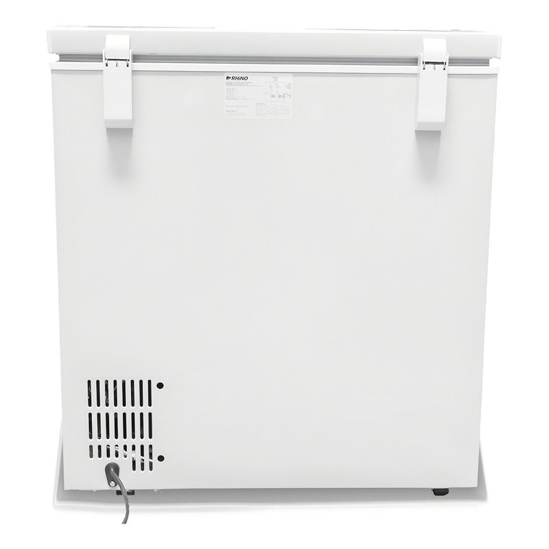Congelador Horizontal Rhino De 140 L Con Temperatura Dual Blanco