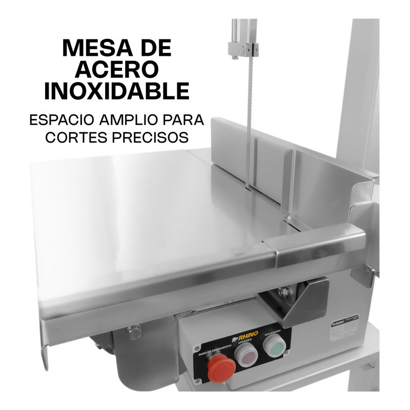 Sierra Carnicera Rhino Acero Inoxidable Sica-295r