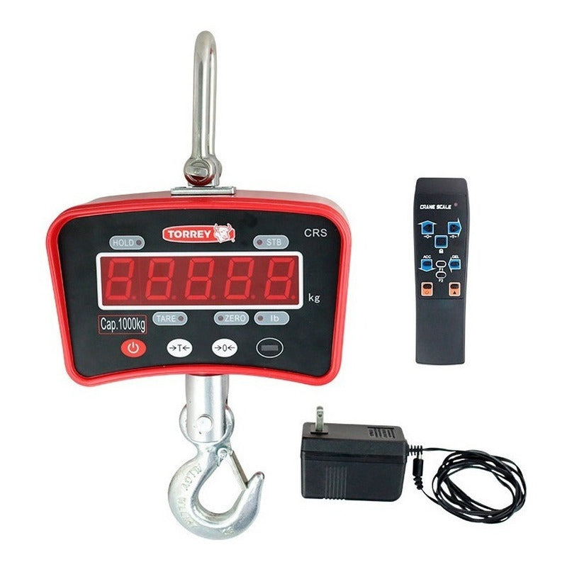 Báscula Digital Colgante Industrial Torrey Crs-1000 1000kg