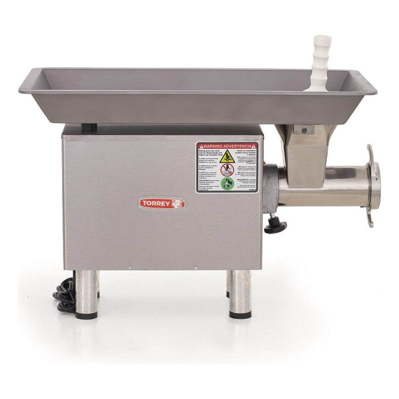 Molino Torrey Para Alimentos Cabezal Acero Inox 1 Hp M22-rss