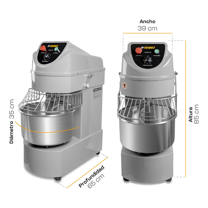 Amasadora Industrial 20 Lt Rhino Amasa-20