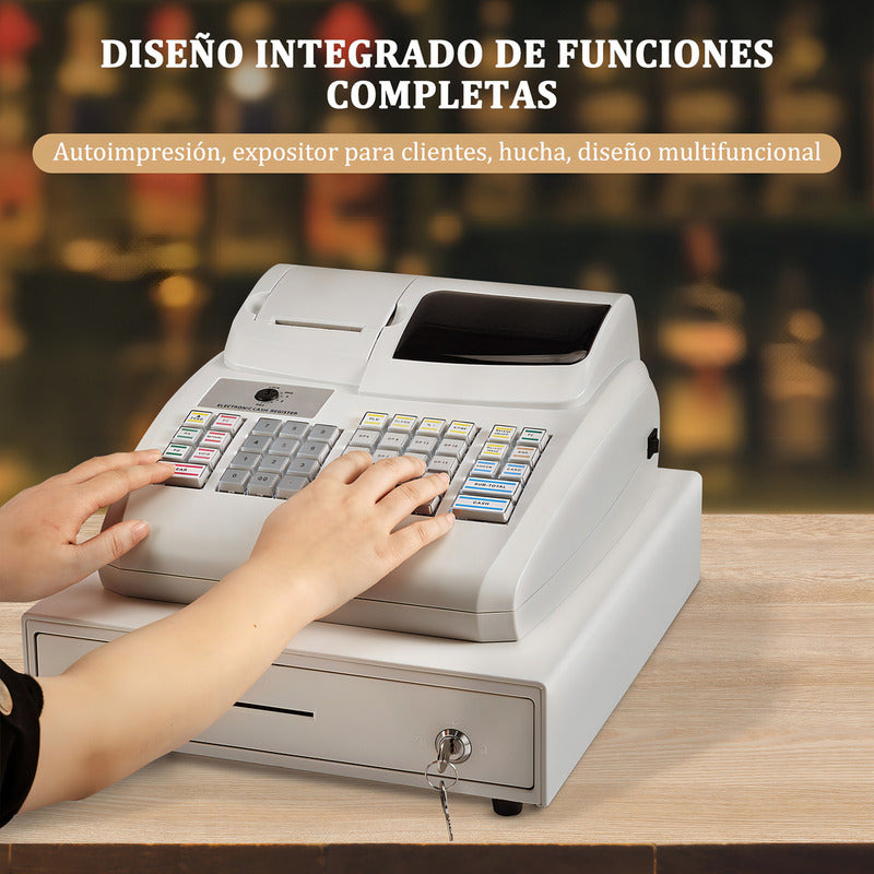 Caja Registradora Térmica Blazer Er-200 Para 200 Productos Y 16 Departamentos