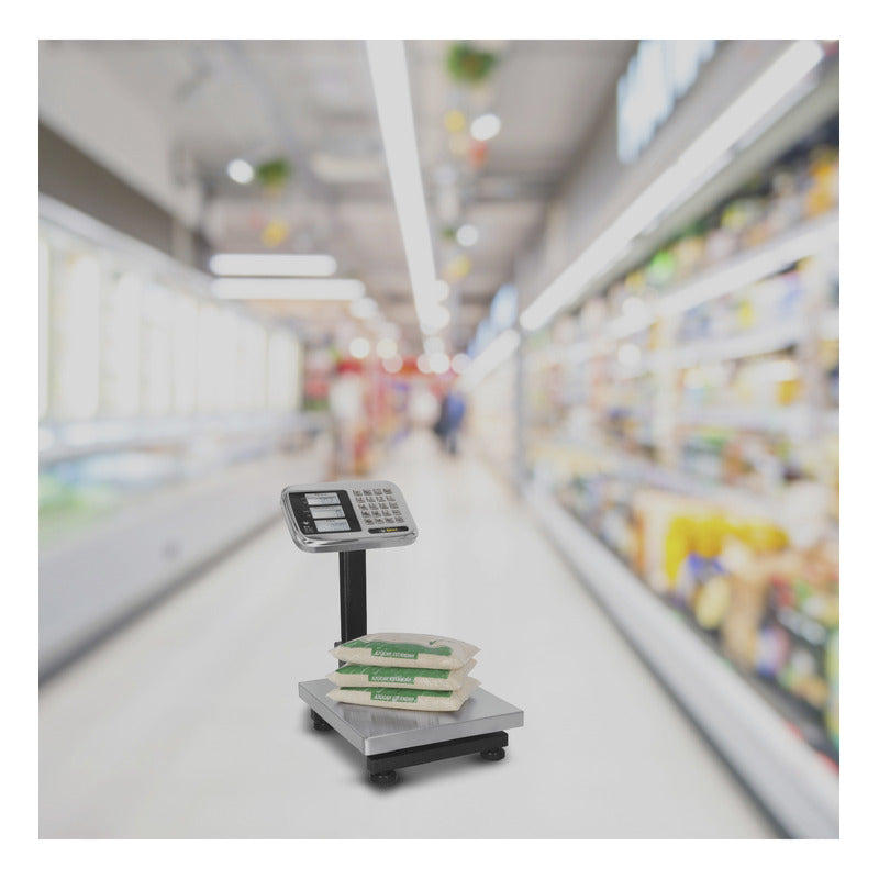 Báscula Comercial Digital Rhino Bp-80 80kg 40 cm X 30 cm