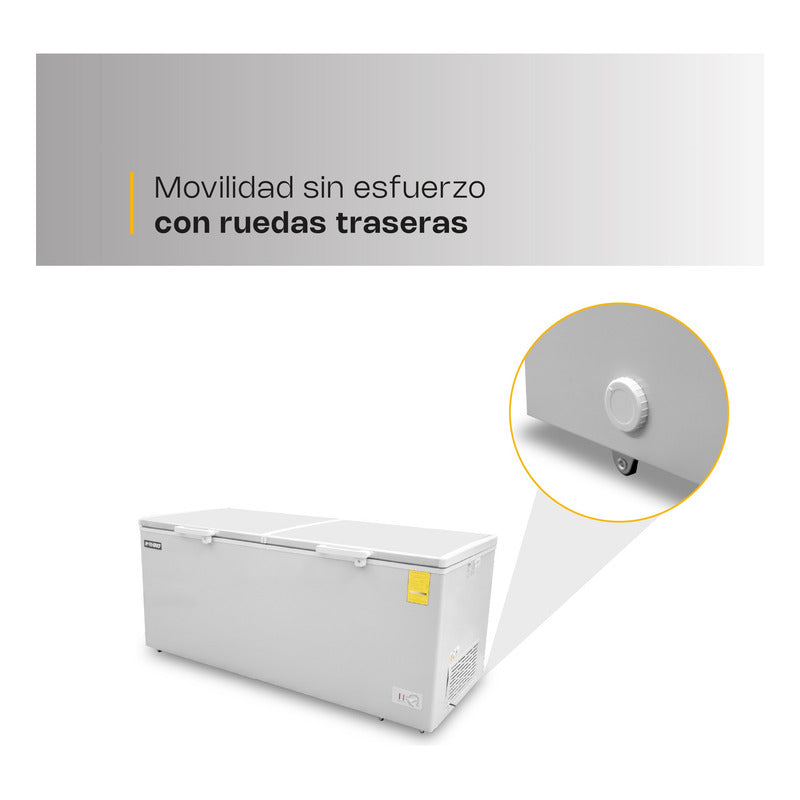 Congelador Horizontal Congeco-24x Rhino Color Blanco Reyfri Blanco
