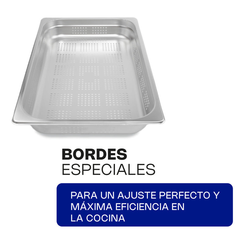 Inserto Entero De Acero Inox Perforado 2.5   Caledonia