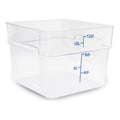 Recipiente Policarbonato Cuadrado 12qt Caledonia Repocu-12