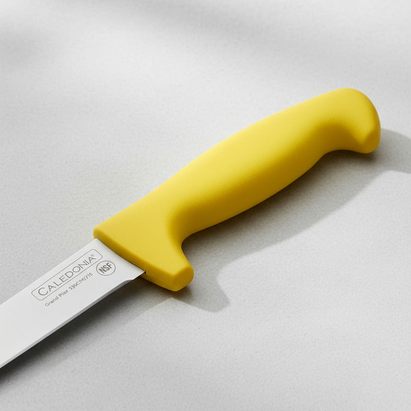 Cuchillo Deshuesador Recto 6 Pulgadas Caledonia Cader-6a Color Amarillo