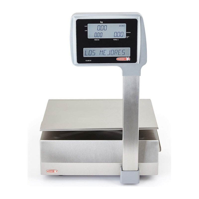 Báscula Etiquetadora Torrey W-label40 Kg A. Inox Conexión Pc