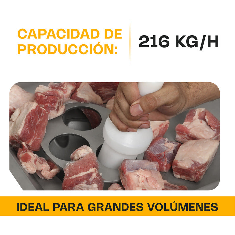 Molino De Carne Embutidor Cabezal Acero Inoxidable 22 De 2hp