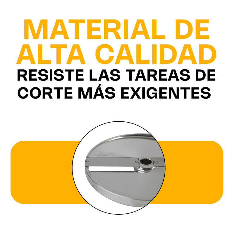 Disco Procesador Corte 6mm Para Rhino Proal-550 Plateado