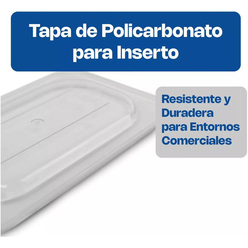 Tapa De Inserto Noveno Policarbonato Caledonia Tanopo-com Blanco