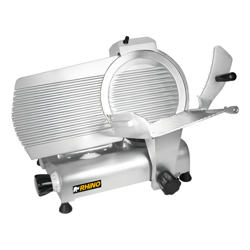 Rebanadora Jamon Marca Rhino Cuchilla De 300mm Color Gris Plata