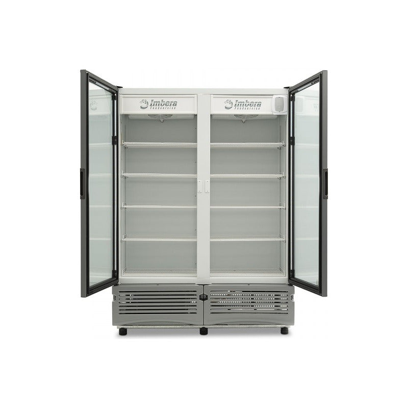 Refrigerador Comercial Imbera G342 42 Pies 2 Puertas Reyfri Gris
