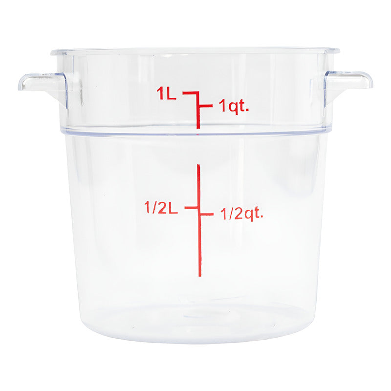 Recipiente Policarbonato Redondo 1 Qt Caledonia Repore-1