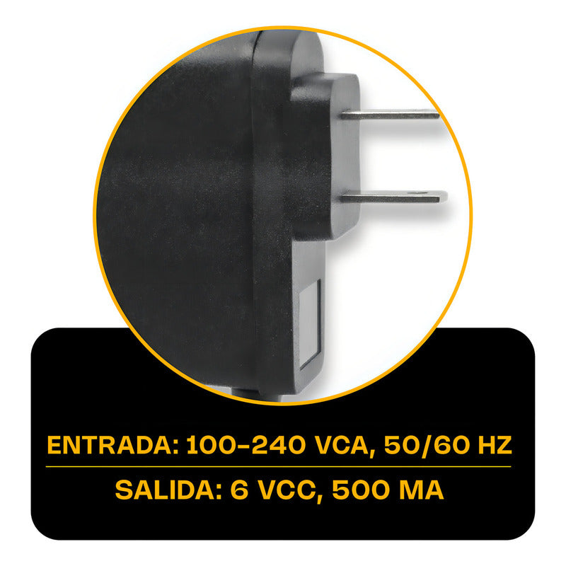 Adaptador Corriente Vinson Adapta-04 Para Básculas Vins-30 Vins-40 6v 500ma
