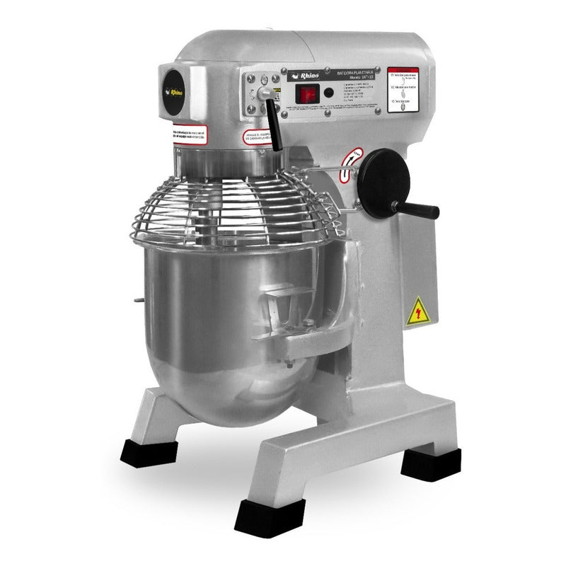Batidora Planetaria 27 Litros Bati-30 5.25kg Amasado Rhino Color Plateado Frecuencia 60 Hz Plata