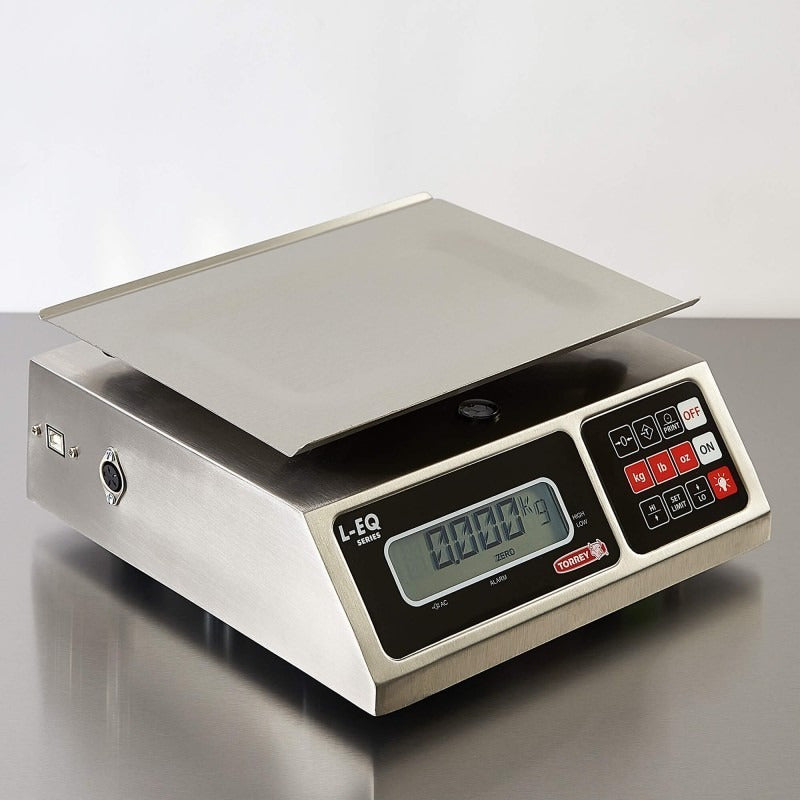 Báscula Porcionadora De Acero Inoxidable 12kg Torrey Leq-12 Plateado