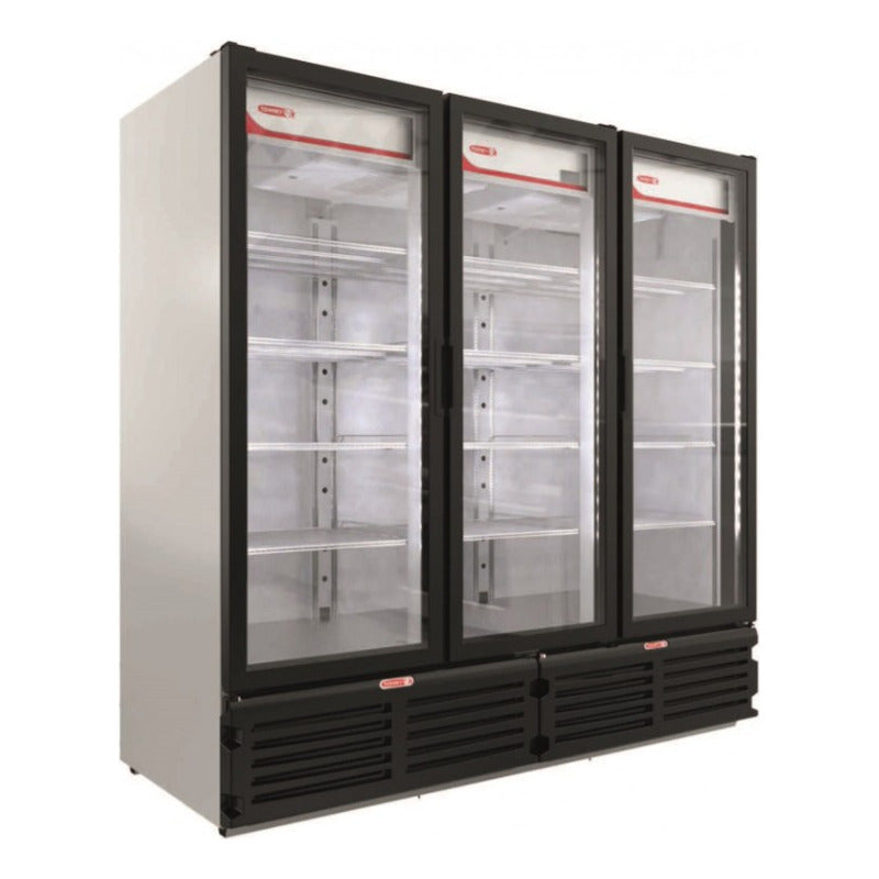 Refrigerador Vertical Torrey G372 72 Pies 3 Puertas Color Acero