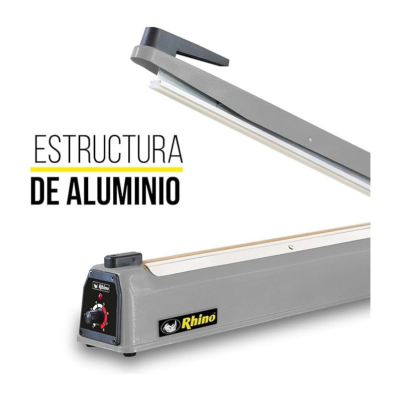 Selladora De Bolsas Rhino Calor Y Temporizador 30cm 400w