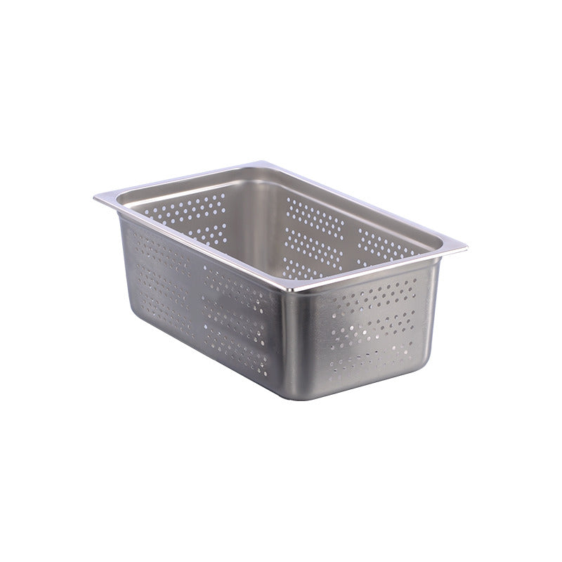 Inserto Acero Inoxidabl Perforado Entero 8 Pulgadas Inape-8