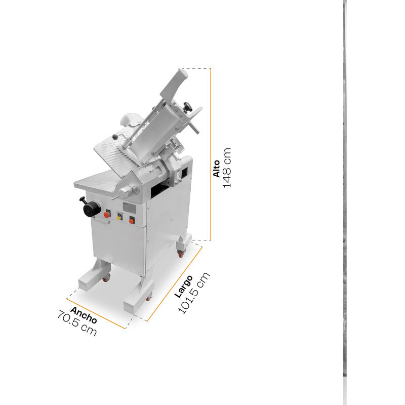 Rebanadora Automática Rhino Rebac363 Carnicera Semicongelada Gris