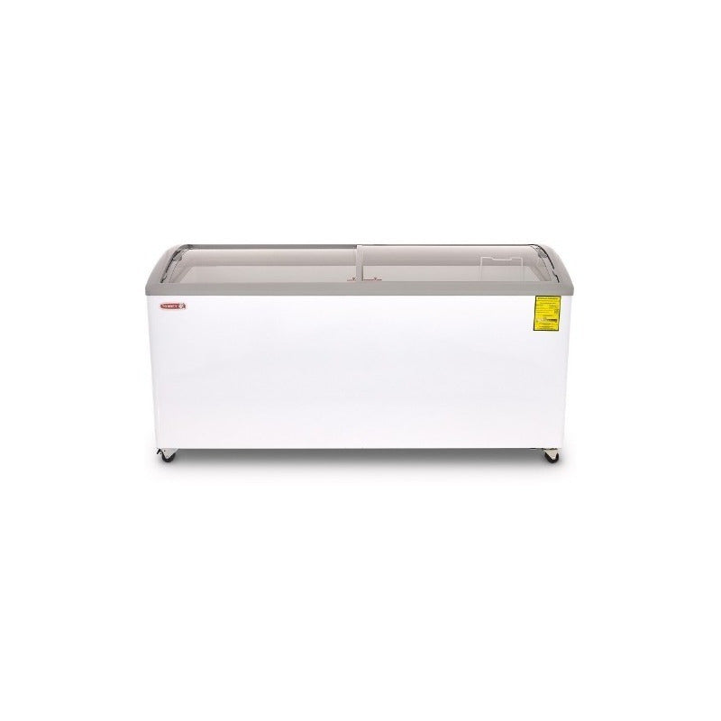Congelador Comercial Vidrio Curvo Torrey Chc-180cr 19 Pies Color Blanco