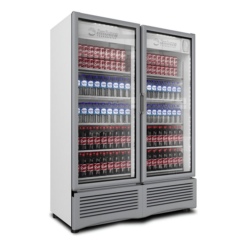 Refrigerador Comercial Imbera G342 42 Pies 2 Puertas Reyfri Gris