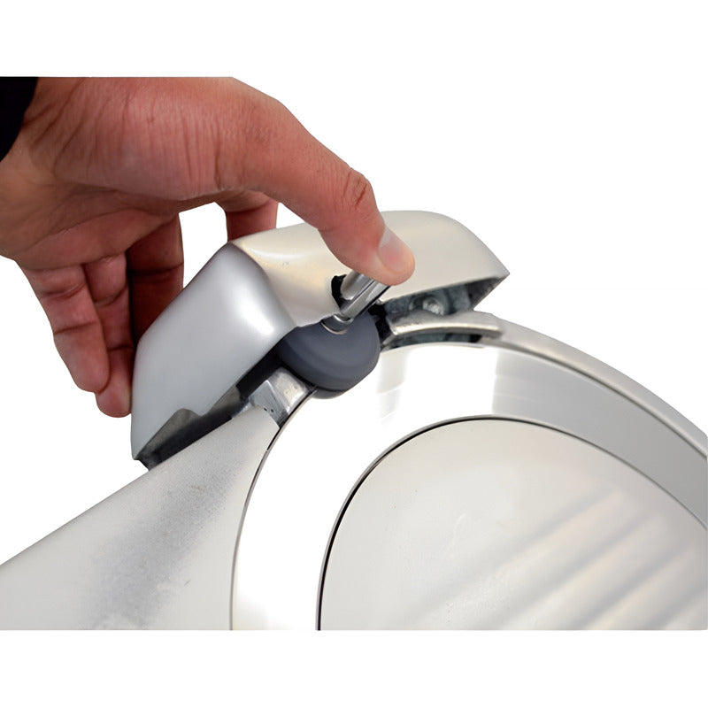 Rebanadora Jamon Marca Rhino Cuchilla De 250 Mm   Gris