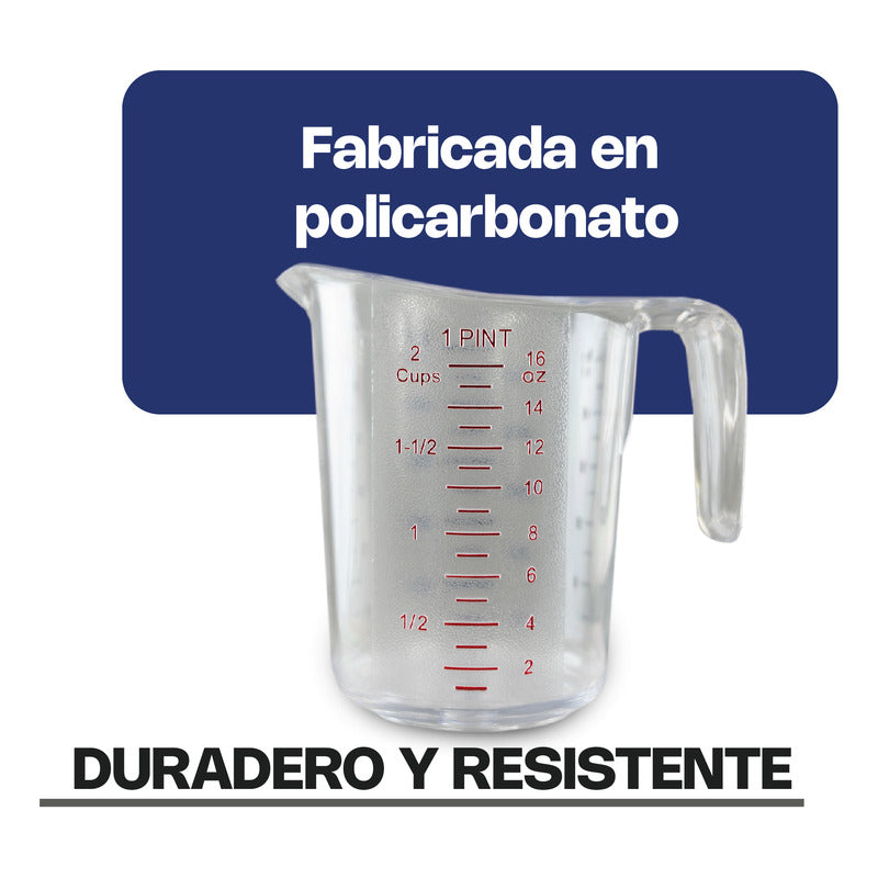 Jarra Medidora 250ml Caledonia Japome-250 Color Transparente Transparente