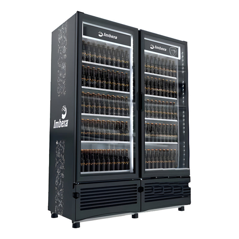 Refrigerador Comercial Imbera Cervecero Ccv-900 42 Pies Negro