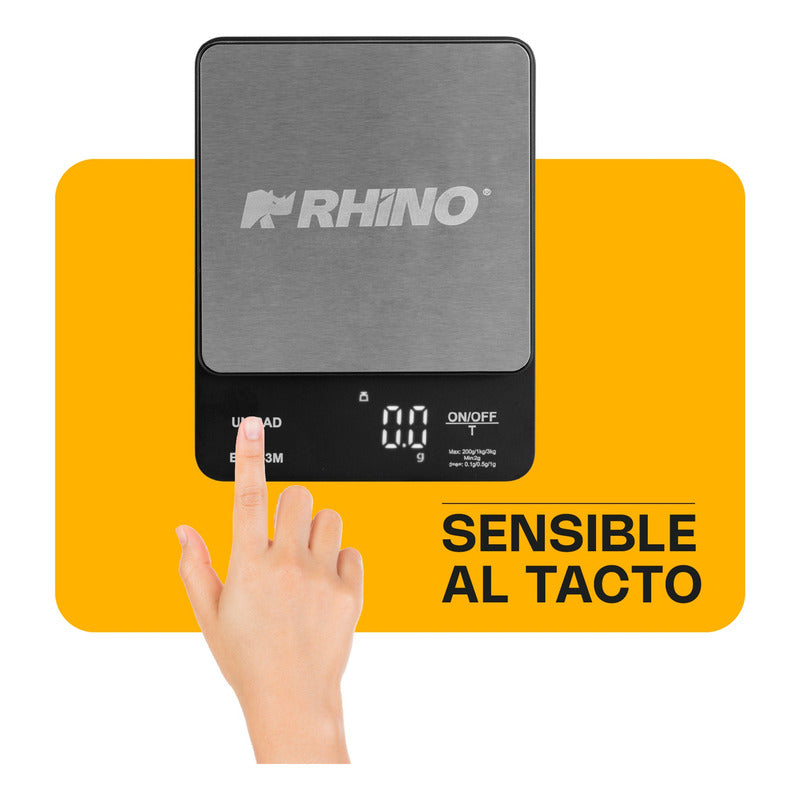 Báscula Digital De Precisión De 0.1 G Con Capacidad De 3 Kg Negro 3 Kg
