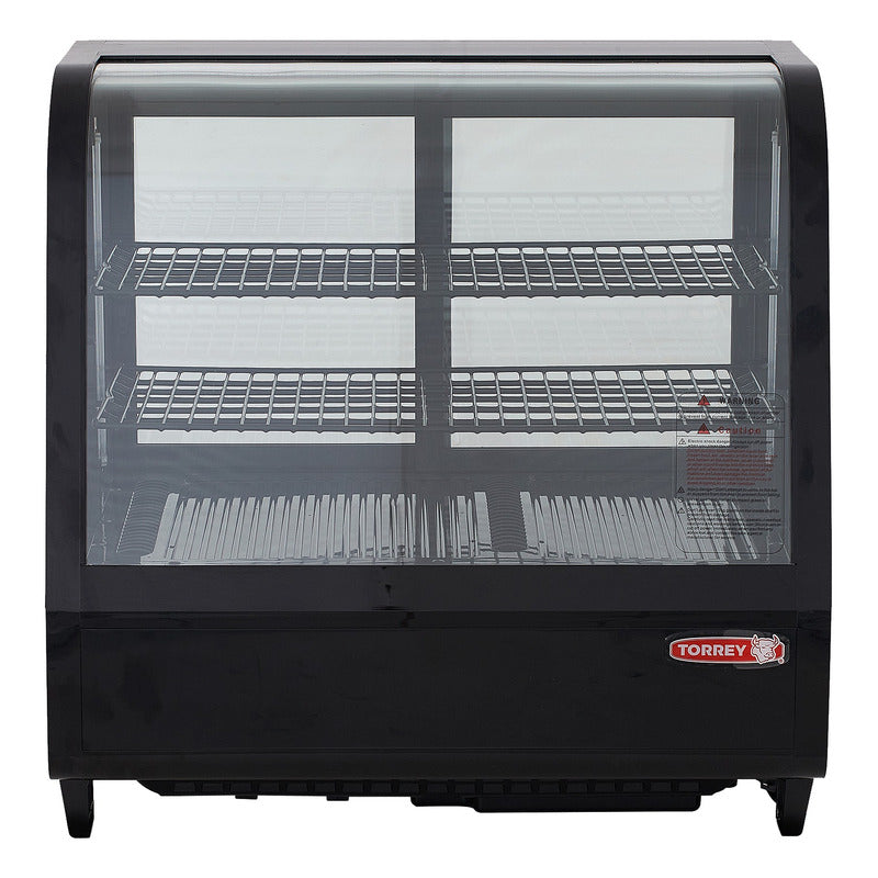 Vitrina Exhibidora Refrigerada Sobremesa Torrey Vf-68 Reyfri Curvo