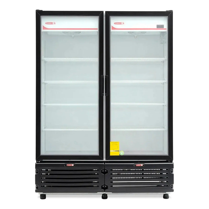 Refrigerador Comercial Vertical Torrey Tvc-42 3p 0° A 9°c Negro