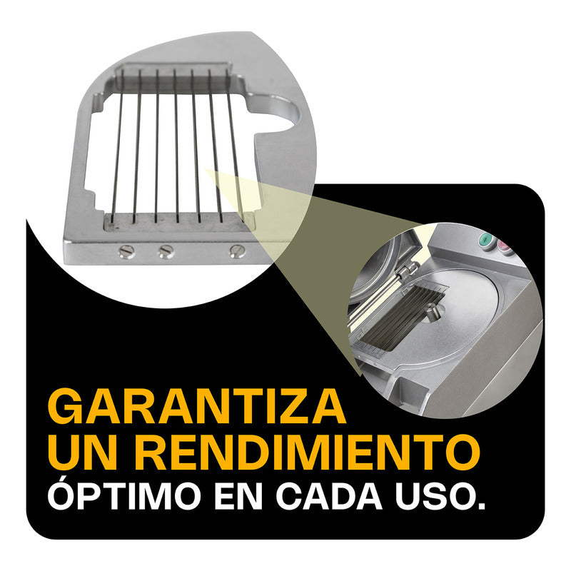 Disco De Corte A La Francesa 10mm Para Procesador Proal-550 Gris