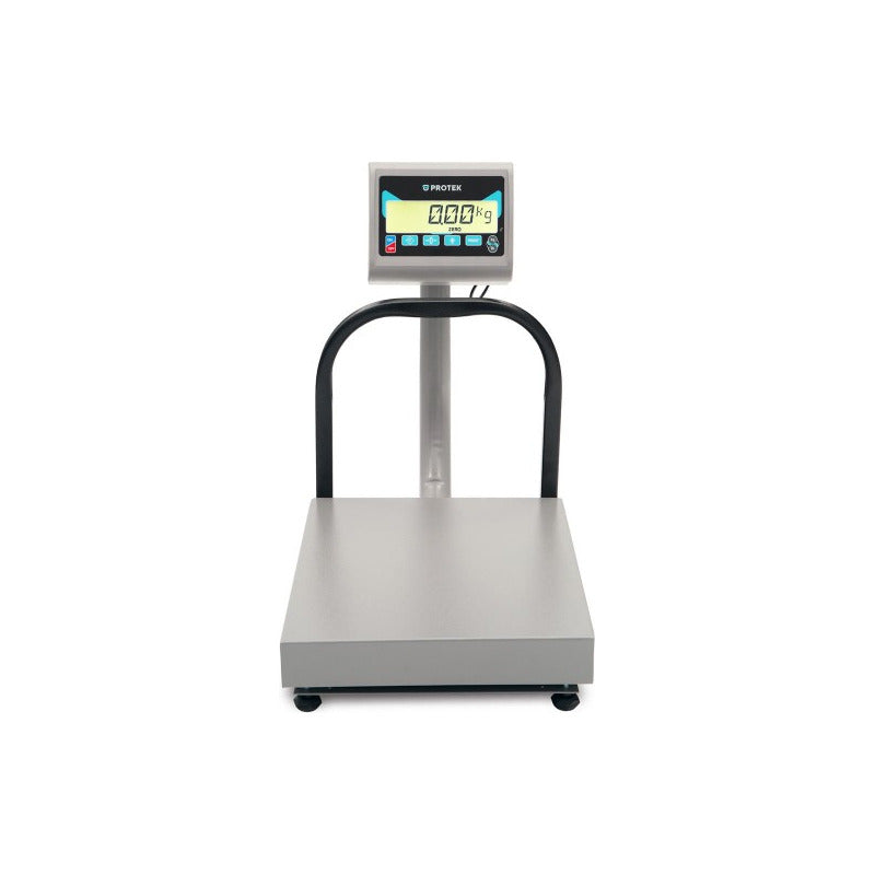 Báscula Comercial Digital Protek Bpk-200 Kg Con Mástil 38 Cm X 48 Cm