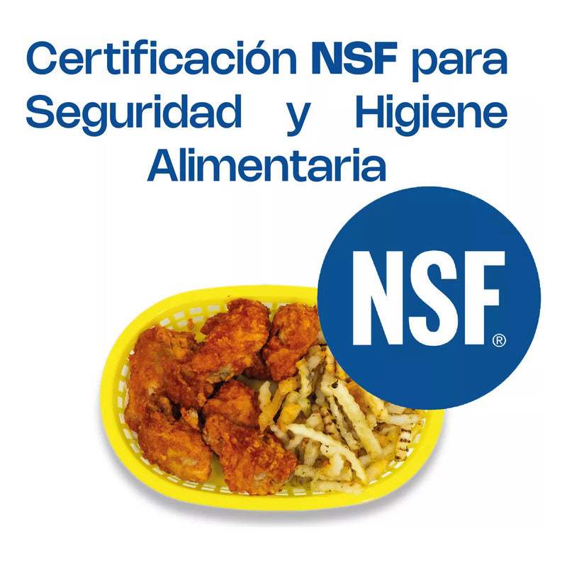 12 Canastillas Plásticas Amarillas Para Comida Camob-a Amarillo