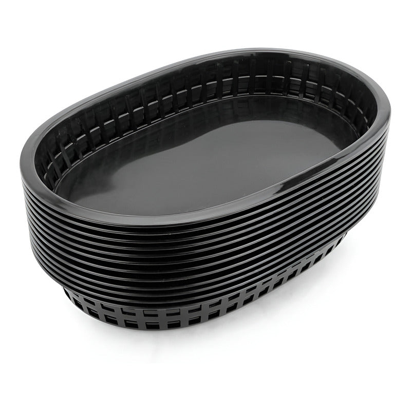 12 Canastillas Plásticas P Comida Rápida Caledonia - Camob-n