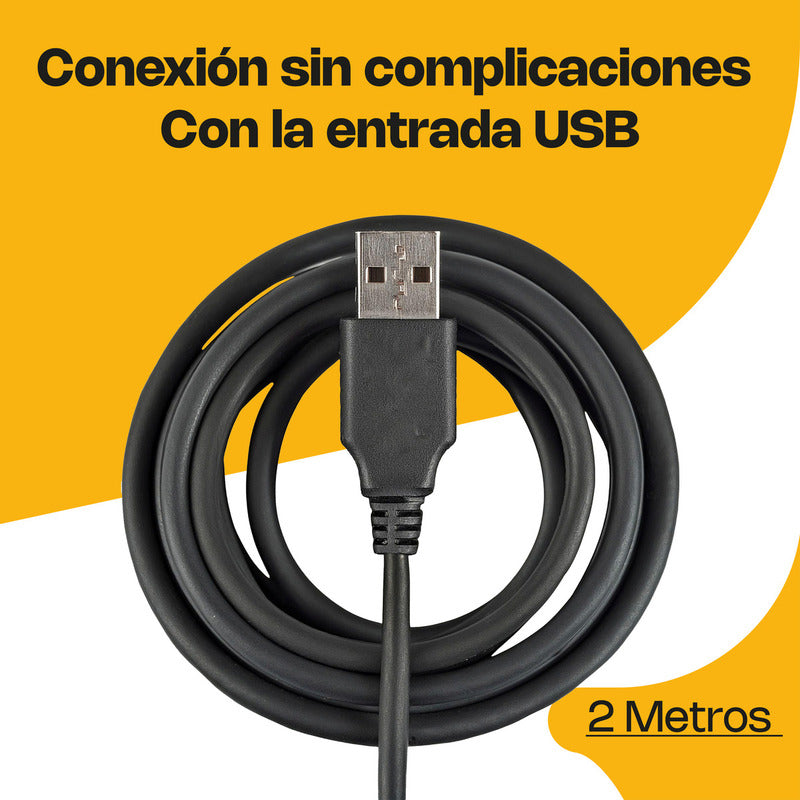 Cable Cruzado Usb Rhino De Macho A Macho 0.5m Rbanda Negro