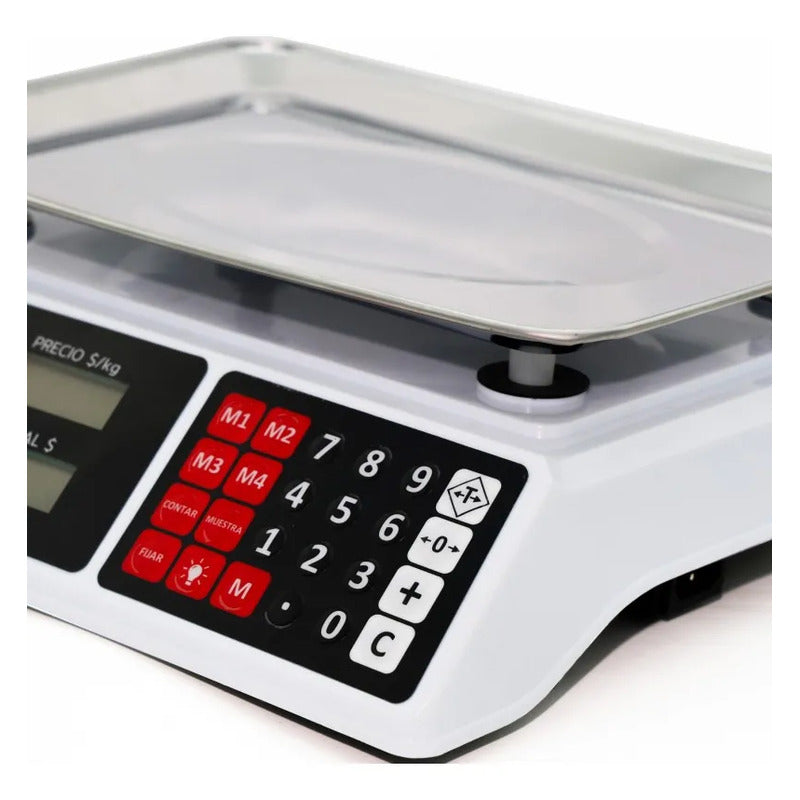 Bascula Digital Torrey Sxe40-lc 40 Kg Color Blanco Blanco
