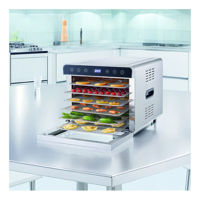 Deshidratador Alimentos Rhino Desali6 Charola 30x28cm 30a85° Gris