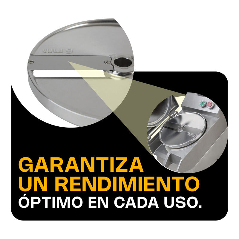 Disco Procesador Corte 6mm Para Rhino Proal-550 Plateado