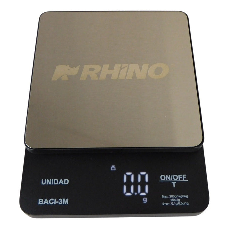 Báscula Digital De Precisión De 0.1 G Con Capacidad De 3 Kg Negro 3 Kg