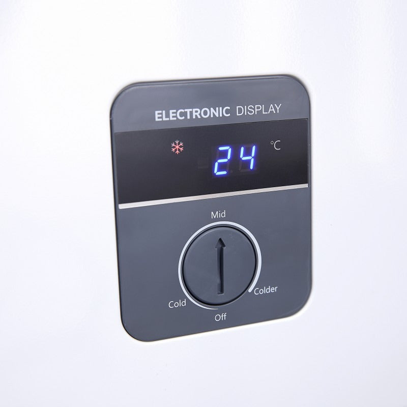 Congelador Cristal Recto Comercial Polar Ch-300pr 225 Litros Blanco