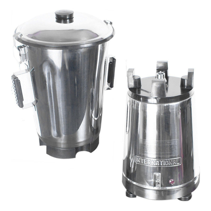Licuadora Industrial International Li-12 Litros Acero Inox. Acero Inoxidable